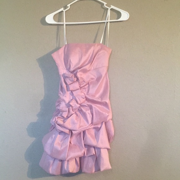 Masquerade Dresses & Skirts - Pink Masquerade Size 3/4 Strapless Prom Dress